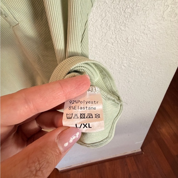 Light Sage Tank Top & Pants Set - Picture 8 of 8